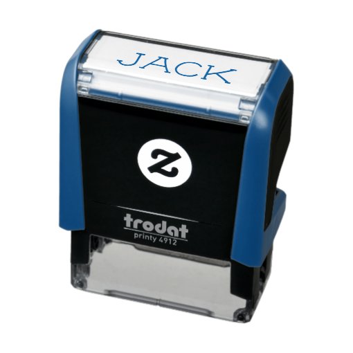 Classic Personalized Name Self Inking Stamp Zazzle