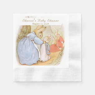 Classic Peter Rabbit Baby Shower Napkins