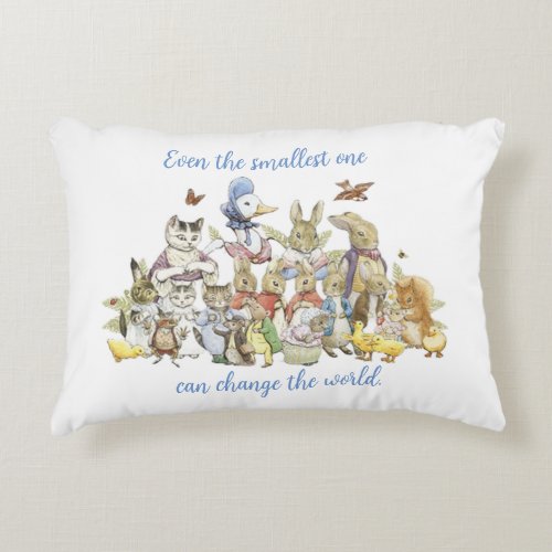 Classic Peter the Rabbit  Accent Pillow