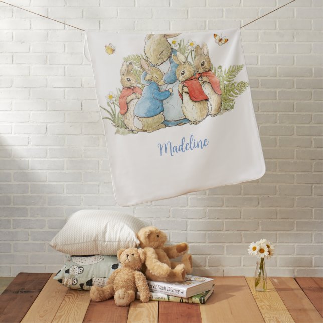 Classic Peter the Rabbit  Baby Blanket (In Situ)