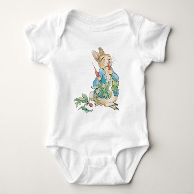 Classic Peter the Rabbit  Baby Bodysuit (Front)