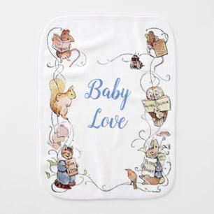 Classic Peter the Rabbit Baby Shower Baby Burp Cloth