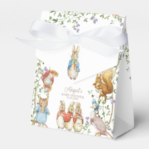 Classic Peter the Rabbit Baby Shower Favor Boxes