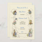 Classic Peter the Rabbit Baby Shower Invitation (Front/Back)