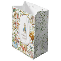 Classic Peter the Rabbit Baby Shower  Medium Gift Bag