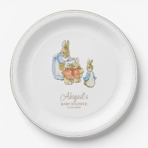Classic Peter the Rabbit Baby Shower Paper Plates