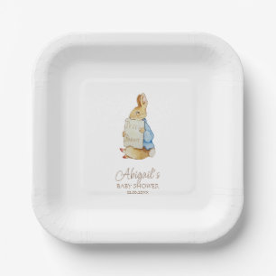 Classic Peter the Rabbit Baby Shower Paper Plates