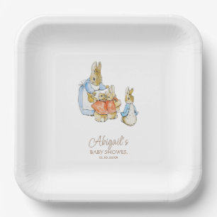 Classic Peter the Rabbit Baby Shower Paper Plates