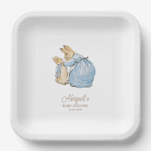 Classic Peter the Rabbit Baby Shower Paper Plates