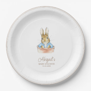 Classic Peter the Rabbit Baby Shower Paper Plates