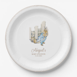 Classic Peter the Rabbit Baby Shower Paper Plates