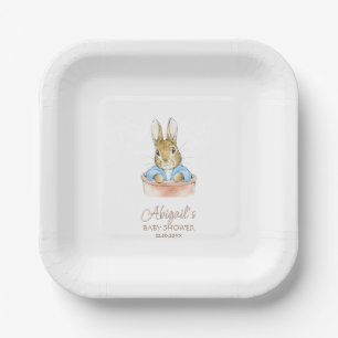 Classic Peter the Rabbit Baby Shower Paper Plates