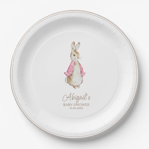 Classic Peter the Rabbit Baby Shower Paper Plates