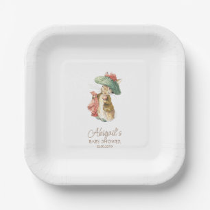 Classic Peter the Rabbit Baby Shower Paper Plates