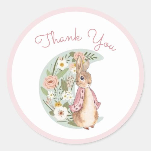 Classic Peter the Rabbit Beatrix Potter Birthday  Classic Round Sticker