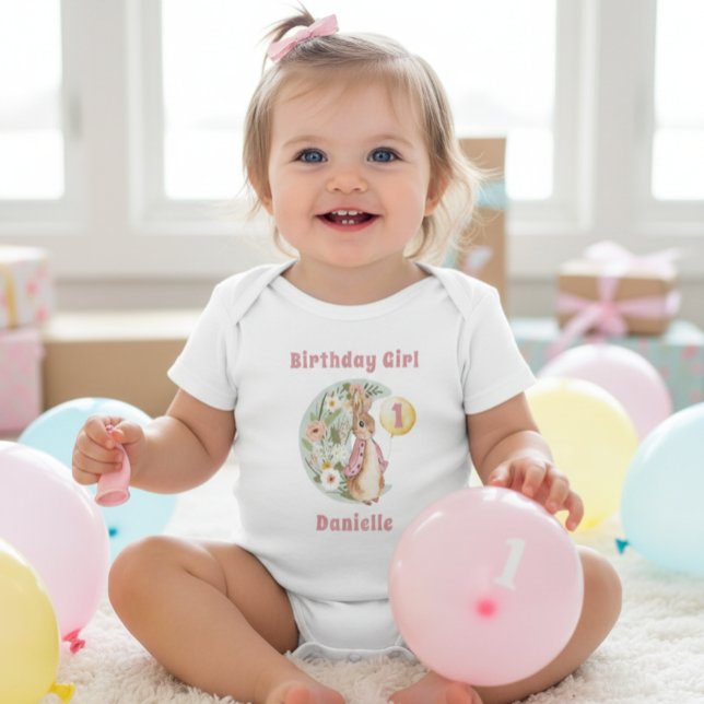 Classic Peter the Rabbit Birthday Baby Bodysuit (Creator Uploaded)