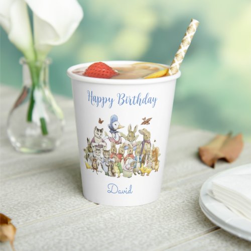Classic Peter the Rabbit Birthday Paper cup