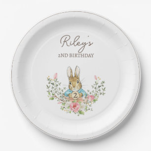 Classic Peter the Rabbit Birthday Paper Plates