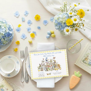 Classic Peter the Rabbit Birthday Party Invitation