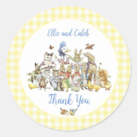 Classic Peter the Rabbit Birthday Thank You 