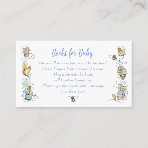 Classic Peter the Rabbit Books for Baby Enclosure Card