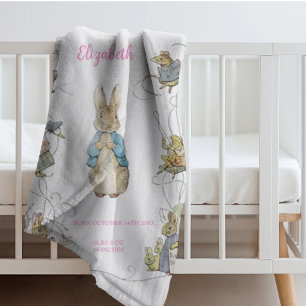 peter rabbit cot blanket