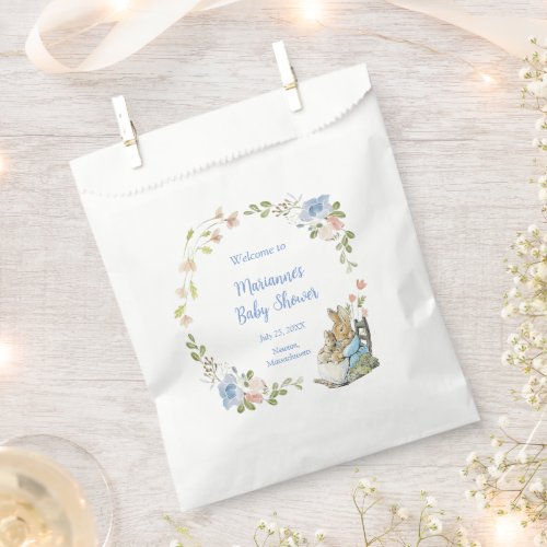Classic Peter the Rabbit Twin Baby Shower  Favor Bag