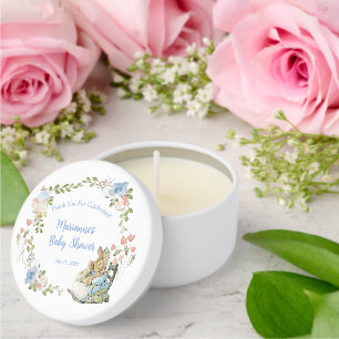 Classic Peter the Rabbit Twin Baby Shower  Mini Candle Favors