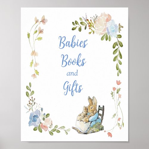 Classic Peter the Rabbit Twin Shower Books  Gifts Poster