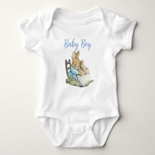 Classic Peter the Rabbit Twins Personalized Baby Bodysuit