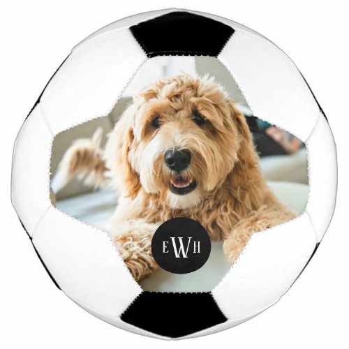 Classic Photo and Monogram Soccer Ball