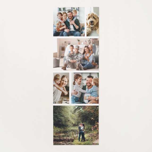 Classic Photo and Monogram Yoga Mat (Back)