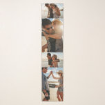Classic Photo Collage with Names Scarf<br><div class="desc">Classic four photo collage scarf with personalized name.</div>