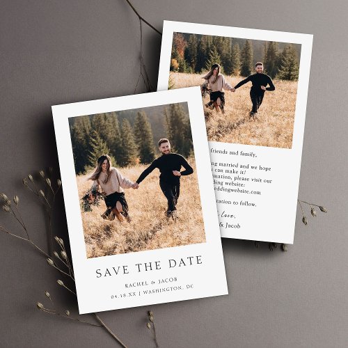 Classic Photo Save the Date