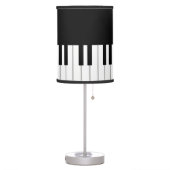 Classic Piano Keyboard Personalized Music Table Lamp (Left)