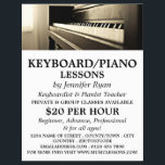 Classic Piano, Keyboard, Piano Lessons Flyer<br><div class="desc">Classic Piano,  Keyboard,  Piano Lessons Advertising Flyers By The Business Card Store.</div>