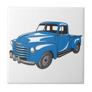 Classic Pickup Truck Ceramic Tile