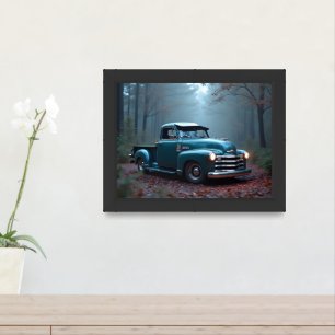 Classic Pickup Truck Framed Art