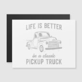 Classic Pickup Truck Guy Vintage (Front/Back)