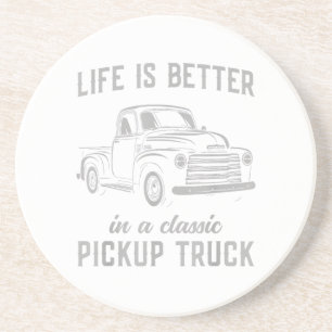 Classic Pickup Truck Guy Vintage Coaster