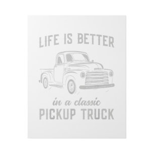 Classic Pickup Truck Guy Vintage Gallery Wrap