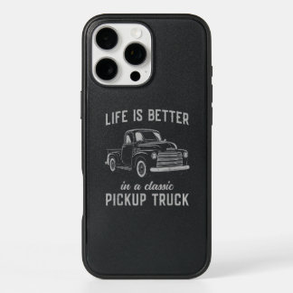 Classic Pickup Truck Guy Vintage iPhone 16 Pro Max Case