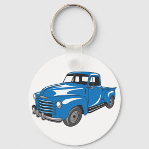 Classic Pickup Truck Keychain