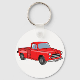 Classic Pickup Truck Keychain