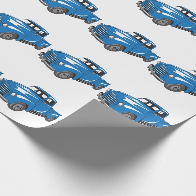 Classic Pickup Truck Wrapping Paper (Corner)
