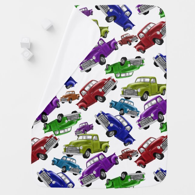 classic Pickup trucks blanket (In Situ)