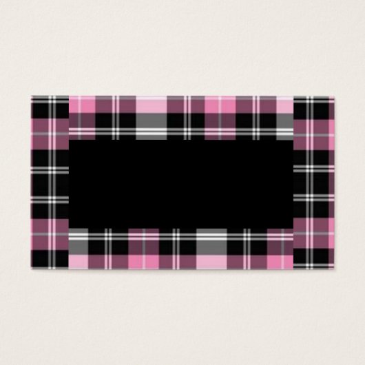 Classic Pink and Black Plaid (Front)