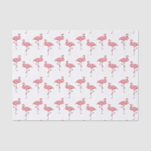 Classic Pink Flamingo Pattern Tissue Paper