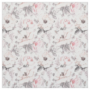 Classic Pink & Gray Pattern Fabric