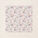 Classic Pink & Gray Pattern Scarf<br><div class="desc">Image by lisima | Shutterstock. Image ID: 591885260 | This pattern features a soft pink and gray watercolor pattern.</div>